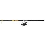 Ugly Stik Bigwater Spinning Reel and Fishing Rod Combo, Black/Red/Yellow