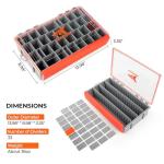 KastKing HyperSeal Waterproof Tackle Box, 3700 Deep Tackle Trays, Fishing Tackle Box Organizer With Removable Dividers, Fishing Gear & Fishing Accessories Storage