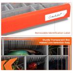 KastKing HyperSeal Waterproof Tackle Box, 3700 Deep Tackle Trays, Fishing Tackle Box Organizer With Removable Dividers, Fishing Gear & Fishing Accessories Storage