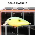 KastKing HyperSeal Waterproof Tackle Box, 3700 Deep Tackle Trays, Fishing Tackle Box Organizer With Removable Dividers, Fishing Gear & Fishing Accessories Storage