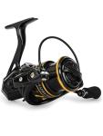 Spinning Reel Size 4000，Smooth Powerful Fishing Reel, Fresh&Saltwater Fishing Reel, Oversized Stainless Steel Main Shaft