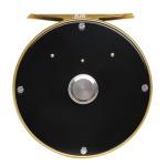Vintage Classic Fly Fishing Reel,Right/Left Handle Position, Fly Reel (Black with Gold, 5/6 wt)