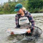 Redington Crosswater Fly Fishing Outfit – 4-Piece 9’ 5WT Fly Rod with Crosswater Reel, Rio Mainstream WF5F Fly Line & Zippered Travel Case – Complete Starter Kit