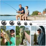 Hfuiqau 100PCS/150PCS Fishing Weights Sinkers - Premium Split ShotFishing Weights Sinkers - Round Removable Fishing Sinkers - 5/6 Sizes (100-Round)