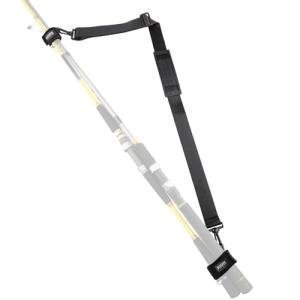 Booms Fishing RS4 Rod Carrier Strap Sling Shoulder Belt, Black