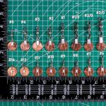 Dr.Fish 50 Pack Fishing Snap Swivels, Barrel Swivels Fishing Tackles, Stainless Steel Safty Interlock Snaps Leader Line Lure Connector Fresh&Saltwater #14