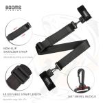 Booms Fishing RS4 Rod Carrier Strap Sling Shoulder Belt, Black