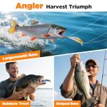 Oridum 560Pcs Fishing Tackle Box Kit with Lures, Pliers, Hooks & Accessories - 4-Layer Waterproof Storage Box - Complete Fishing Gear Set for Freshwater/Bass Fishing - Ideal Gift for Men