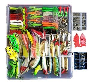 Fishing Lure Kit: Topconcpt 275-Piece Assortment