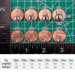 Dr.Fish 100 Pack Removable Split Shot Weights Lead Fishing Sinkers Fly Fishing Line Sinkers Reuseable Clip On Weights Freshwater Saltwater Size BB 1/80oz