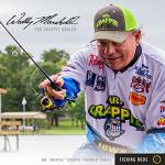 Lew's Crappie Thunder Spinning Rod, 5-Foot 6-Inch 2-Piece Fishing Rod, Light Power, Fast Action, Premium 2-Piece Graphite Blank, EVA Split Grip Handle, Crappie Thunder Green