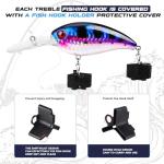 PLUSINNO Fishing Lures kit, Bass Fishing Lures for Freshwater，Fishing Gear Set 2025 Christmas Fishing Gifts for Men, Fishermen, Angler