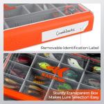 KastKing HyperSeal Waterproof Tackle Box, Waterproof 3600 and 3700 Tackle Trays, Fishing Tackle Box Organizer with Removable Dividers, Lure Box and Terminal Tackle Storage