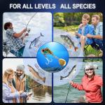 Gorvellin Metal VIB Spinner Blade Fishing Lures 5PCS – Vibrating Hard Baits with Treble Hook for Bass, Trout, Perch, Walleye, Pike – Multi-Color Metal Blade Bait Kit for Freshwater & Saltwater