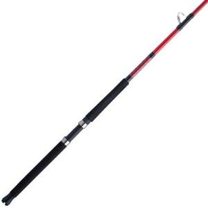 PENN Mariner III Boat Conventional Fishing Rod, Black/Red, 6'6" - Heavy - 1pc - 30-80lb