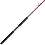 PENN Mariner III Boat Conventional Fishing Rod, Black/Red, 6'6" - Heavy - 1pc - 30-80lb