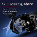 Handing LITE II Spinning Reels Freshwater Spinning Fishing Reels 14.33 Lbs Max Drag Handle Interchangeable Fishing Reels Aluminum Spool 5.2:1 Gear Ratio Size 1000