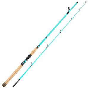 Sougayilang Inshore Saltwater Fishing Rods, Spinning Rods and Casting Rods with AAA Cork Handles,IM7 Toray Carbon Blanks- 7' (Blue- Spinning)