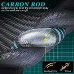 Sougayilang Inshore Saltwater Fishing Rods, Spinning Rods and Casting Rods with AAA Cork Handles,IM7 Toray Carbon Blanks- 7' (Blue- Spinning)