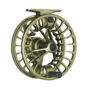 Redington Rise Fly Fishing Reel, Lightweight Design, Large Arbor and Oversized Drag Knob, Freshwater and Saltwater, Olive, 5/6