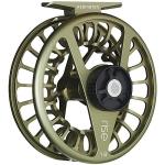 Redington Rise Fly Fishing Reel, Lightweight Design, Large Arbor and Oversized Drag Knob, Freshwater and Saltwater, Olive, 5/6