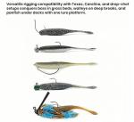 90-Count Slow Sinking Soft Fishing Lures Paddle Tail Worm Kit, 3 in - 6 Colors (15pcs Each Color) Tail-Wagging Soft Baits with Salt-Infused for Bass/Walleye/Crappie