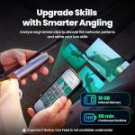 CanFish Fishing CamX Fishing Finders Camera,Lure Action Camera HD 1080P &136°Ultra-Wide-Angle,656FT ROV Waterproof/Motion Sensing/Segmented Intelligent Recording/Wireless Charge/App Compatible (Grey)