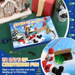 Advent Calendar 2025 Fishing Lures - 24 Days of Christmas Countdown with Minnow Popper Crank Baits with Hooks – Christmas Surprise Gift for Men Father Fishing Enthusiasts Grandpa Brother Boyfriend