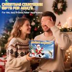 Advent Calendar 2025 Fishing Lures - 24 Days of Christmas Countdown with Minnow Popper Crank Baits with Hooks – Christmas Surprise Gift for Men Father Fishing Enthusiasts Grandpa Brother Boyfriend