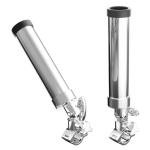 Fishing Rod Holder for Boat, 316 Stainless Steel Tournament Style Fishing Rod Holder Clamp on 1" Rail, 360 Adjustable Fishing Pole Holder (2 Pack)