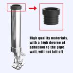 Fishing Rod Holder for Boat, 316 Stainless Steel Tournament Style Fishing Rod Holder Clamp on 1" Rail, 360 Adjustable Fishing Pole Holder (2 Pack)