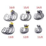 11/0-16/0 Big Game White Forged Offset Circle Hooks Shark & Swordfish (Pack of 10)