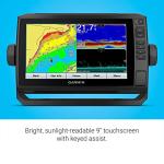 Garmin ECHOMAP UHD 93sv with GT56UHD-TM Transducer, 9"" Keyed-Assist Touchscreen Chartplotter with U.S. LakeVü g3 and Added High-Def Scanning Sonar (010-02523-01)