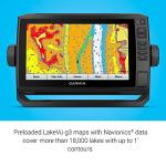 Garmin ECHOMAP UHD 93sv with GT56UHD-TM Transducer, 9"" Keyed-Assist Touchscreen Chartplotter with U.S. LakeVü g3 and Added High-Def Scanning Sonar (010-02523-01)