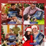 AWHETIE Fishing Advent Calendar 2025,24 Days Christmas Countdown,Fishing Lure Advent Calendar 2025 Men,Fishing Lures Set for Fisher Men Adult Teens Surprise