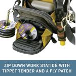 Allen Company Bear Creek Micro Fly Fishing Chest Pack, Fits 2 Medium Tackle/Fly Boxes, Green