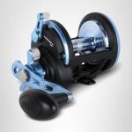 PENN Warfare II Star Drag Conventional Fishing Reel, Size 30, Graphite Body & Sideplates, Brass Main Gear, HT-100 Drag System, Auto-Engaging Gears