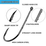 Fishing Tackle Kit, 160pcs Basic Bobbers and Hooks Assortment With Octopus Circle, Baitholder Hooks, Sinker Weights, Terminal Tackle Box for Trout Catfish Panfish