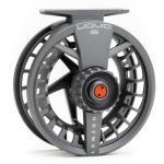 LAMSON | Liquid -5+ S-Series Fly Fishing Reel | All-Water | Large Arbor, Powerful Sealed Drag, Pressure Cast Aluminum | Smoke | 4wt 5wt 6wt Size
