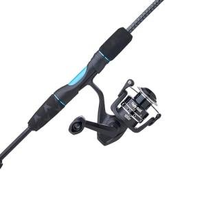 Ugly Stik GX2 Youth Spinning Reel and 5'6" Fishing Rod Combo, Blue/Silver, 2-Piece, Graphite and Fiberglass Rod with Clear Tip Design