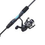 Ugly Stik GX2 Youth Spinning Reel and 5'6" Fishing Rod Combo, Blue/Silver, 2-Piece, Graphite and Fiberglass Rod with Clear Tip Design