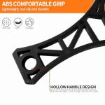 MYSOAS Fly Fishing Net – Collapsible Foldable Tenkara Landing Net for Trout & Backpacking, Ultralight Compact Hiking Fishing Net with Rubber Coated Mesh for Catch & Release