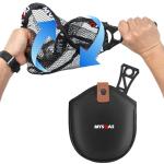 MYSOAS Fly Fishing Net – Collapsible Foldable Tenkara Landing Net for Trout & Backpacking, Ultralight Compact Hiking Fishing Net with Rubber Coated Mesh for Catch & Release