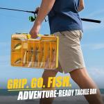 THKFISH Fishing Lures Kit with Multi Jointed Swimbaits Surface Popper Crankbaits Pencil Minnow Frog, 28pcs Topwater Trout Bass Fishing Tackle Gift Set for Saltwater Freshwater