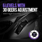 DOVIELLO GKA200 Baitcasting Fishing Reel - 7.1:1 High-Speed Gear Ratio, 20LB Carbon Drag, 5 Magnet Braking System, Low Profile Design - Right Hand Orange Reel Dual spools