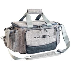 YVLEEN Fishing Tackle Box Bag - Outdoor Large Fishing Tackle Storage Bag - 100% Water-Resistant Polyester Material - Fishing Tackle Bags - Suitable for 3600 Tackle Box