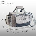 YVLEEN Fishing Tackle Box Bag - Outdoor Large Fishing Tackle Storage Bag - 100% Water-Resistant Polyester Material - Fishing Tackle Bags - Suitable for 3600 Tackle Box
