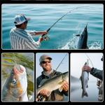 Natufish Live Shrimp Hooks - Shrimp Walker, Steel Fishing Hooks, Ideal for Catfish & Bass in Freshwater & Saltwater