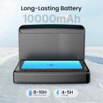 Eyoyo Underwater Fishing Camera 5-Inch: 720P DVR Recording, 8 IR Night Lights, 10000mAh Battery, 66 FT Cable Portable Fish Finder for Ice, Boat, Lake Fishing Outdoor Gear