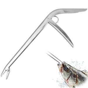 ReeMoo Fish Hook Remover, Premium Stainless Steel Fish Hook Remover Tool - Essential Fishing Pliers, with Strong Jaw Grip and Serrated Teeth, Suitable for All Fishing Environments, 11-1/2 Inches